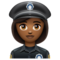 Policière: Peau Moyennement Foncée
