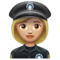 Policière: Peau Moyennement Claire