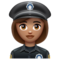 Policière: Peau Moyenne