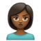 Femme Qui Boude: Peau Moyennement Foncée