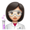 Scientifique Femme: Peau Claire