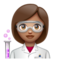 Scientifique Femme: Peau Moyenne