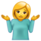 Femme Qui Hausse Les Épaules