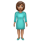 Femme Debout: Peau Moyenne