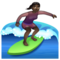 Surfeuse: Peau Foncée