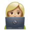 Informaticienne: Peau Moyennement Claire