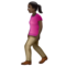 Femme Qui Marche: Peau Foncée