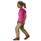 Femme Qui Marche: Peau Moyennement Foncée