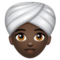 Femme En Turban: Peau Foncée