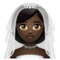 Femme Avec Voile: Peau Foncée