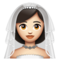 Femme Avec Voile: Peau Claire