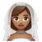 Femme Avec Voile: Peau Moyenne