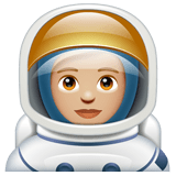 Astronot: Orta Açık Ten Rengi
