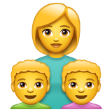 Aile: Kadın, Oğlan, Oğlan