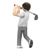 Golf oynayan kişi: Açık Ten Rengi