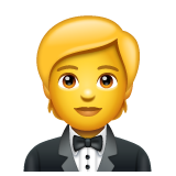 Smokinli kişi