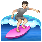 Sörf yapan kişi: Açık Ten Rengi