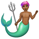 मत्स्यपुरुष: मध्यम-गहरे रंग की त्वचा