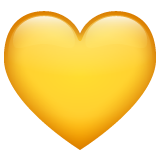Yellow Heart Emoji 💛