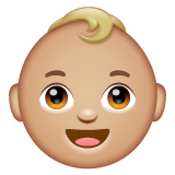 Немовля: світлий тон шкіри для WhatsApp 2.25.1.75