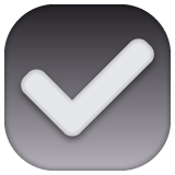 Галочка в квадраті для WhatsApp 2.25.1.75