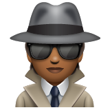 Детектив: темный тон кожи для WhatsApp 2.25.1.75