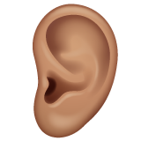 Вухо: середній тон шкіри для WhatsApp 2.25.1.75