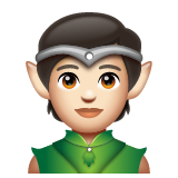 Эльф: очень светлый тон кожи для WhatsApp 2.25.1.75