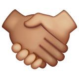Рукопожатие: средний тон кожи светлый тон кожи для WhatsApp 2.25.1.75