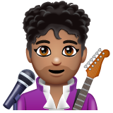 Чоловік-співак: середній тон шкіри для WhatsApp 2.25.1.75