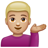 Мужчина тянет руку: светлый тон кожи для WhatsApp 2.25.1.75
