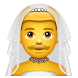 Мужчина в фате для WhatsApp 2.25.1.75