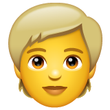 Людина зі світлим волоссям для WhatsApp 2.25.1.75