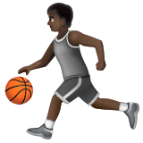 Баскетболист: очень темный тон кожи для WhatsApp 2.25.1.75