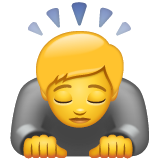 Человек кланяется для WhatsApp 2.25.1.75