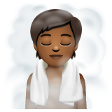 Людина в лазні: темний тон шкіри для WhatsApp 2.25.1.75