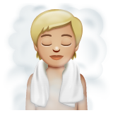 Людина в лазні: світлий тон шкіри для WhatsApp 2.25.1.75