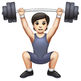 Важкоатлет: дуже світлий тон шкіри для WhatsApp 2.25.1.75