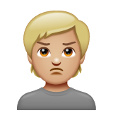 Ображена людина: світлий тон шкіри для WhatsApp 2.25.1.75