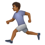 Людина біжить: темний тон шкіри для WhatsApp 2.25.1.75