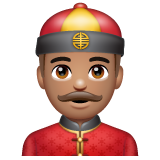 Чоловік у китайській шапці: середній тон шкіри для WhatsApp 2.25.1.75