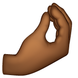 Щепоть: темный тон кожи для WhatsApp 2.25.1.75