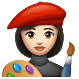 Художниця: дуже світлий тон шкіри для WhatsApp 2.25.1.75