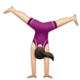 Жінка-акробат: дуже світлий тон шкіри для WhatsApp 2.25.1.75