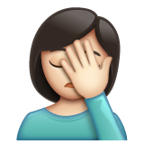 Жінка втратила дар мови: дуже світлий тон шкіри для WhatsApp 2.25.1.75