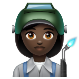 Працівник: дуже темний тон шкіри для WhatsApp 2.25.1.75