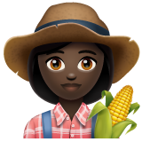Woman Farmer: Dark Skin Tone для WhatsApp 2.25.1.75