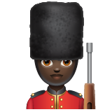 Женщина-гвардеец: очень темный тон кожи для WhatsApp 2.25.1.75