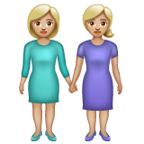 Дві жінки: світлий тон шкіри для WhatsApp 2.25.1.75