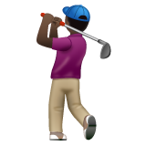 Golfeur: Peau Foncée